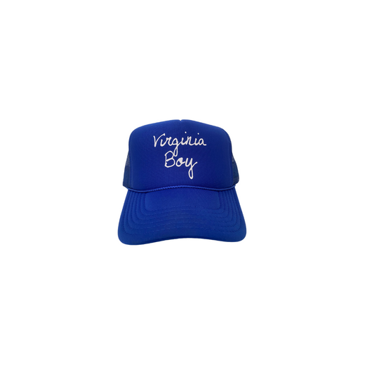 Virginia Boy Trucker Hat in "Fragment Blue" - everydaycounts